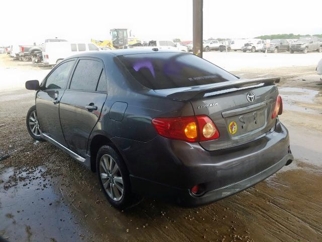 1NXBU40E09Z121886 - 2009 TOYOTA COROLLA BASE  foto 3