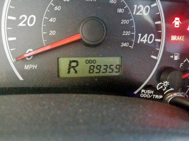 1NXBU40E09Z121886 - 2009 TOYOTA COROLLA BASE  foto 8