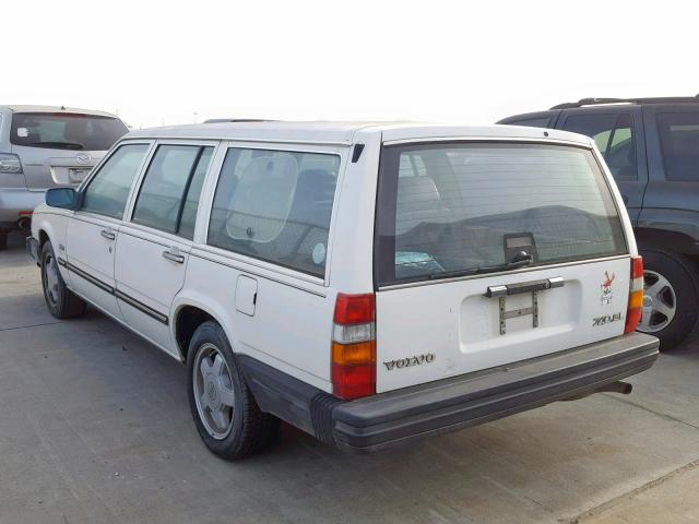 YV1FX8850K1228978 - 1989 VOLVO 740 GL WHITE photo 3