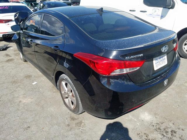 5NPDH4AE7DH357468 - 2013 HYUNDAI ELANTRA GLS  photo 3