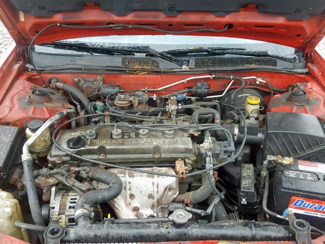 1N4DL01D3XC237462 - 1999 NISSAN ALTIMA XE RED photo 7