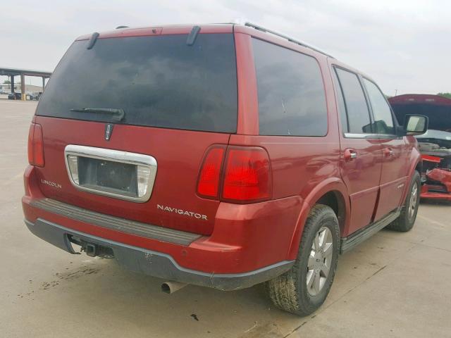 5LMFU27526LJ28686 - 2006 LINCOLN NAVIGATOR Bordeaux photo 4