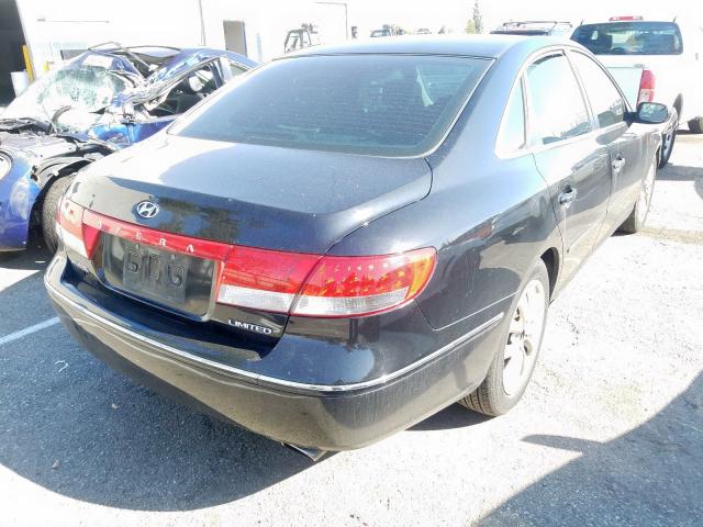 KMHFC46F96A090185 - 2006 HYUNDAI AZERA SE  photo 4