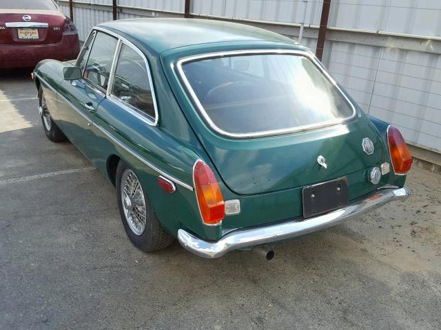 GHD5UD317875G - 1973 MGB GT GREEN photo 3