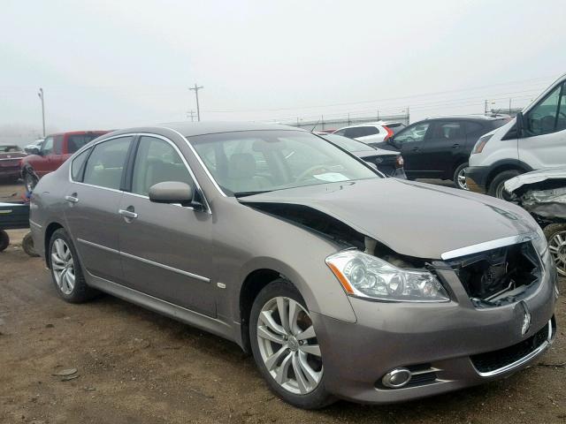 JNKBY01F78M550741 - 2008 INFINITI M45 TAN photo 1