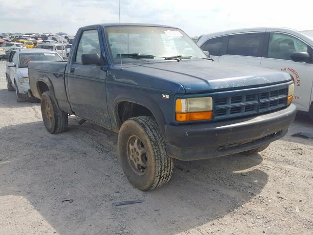 1B7GG26X9RW101185 - 1994 DODGE DAKOTA GREEN photo 1