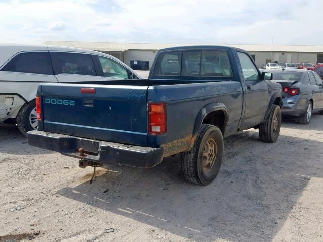 1B7GG26X9RW101185 - 1994 DODGE DAKOTA GREEN photo 4