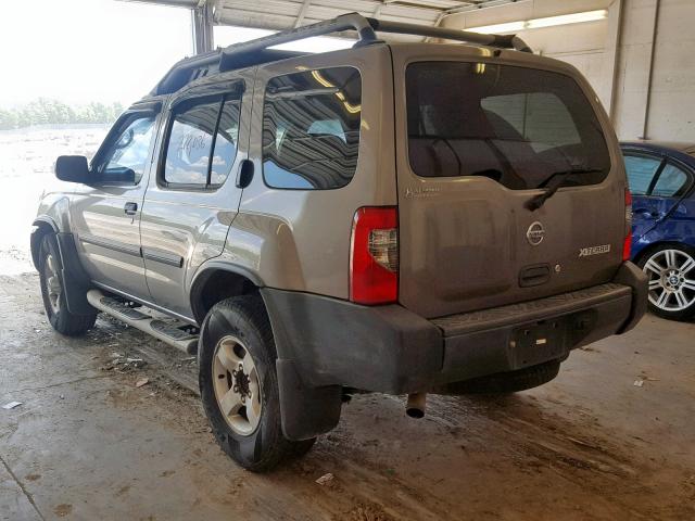 5N1ED28T04C661600 - 2004 NISSAN XTERRA XE BEIGE photo 3