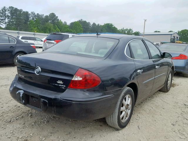 2G4WC582861248901 - 2006 BUICK LACROSSE C BLACK photo 4