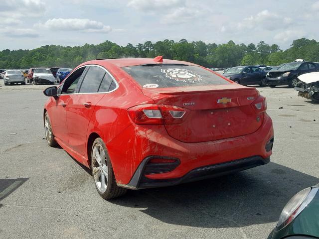 1G1BF5SM7H7259102 - 2017 CHEVROLET CRUZE PREM RED photo 3