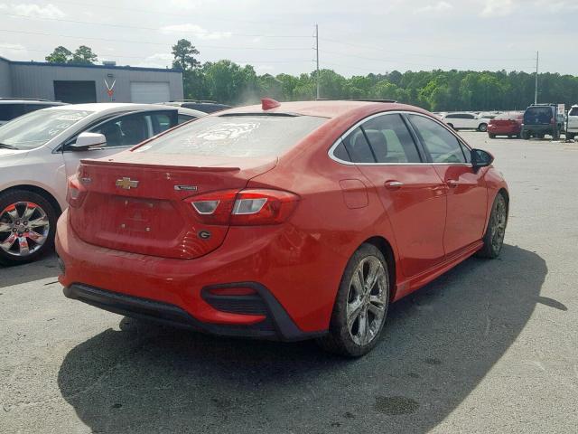 1G1BF5SM7H7259102 - 2017 CHEVROLET CRUZE PREM RED photo 4