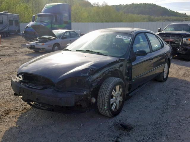 1FAHP56S64A164346 - 2004 FORD TAURUS SEL BLACK photo 2