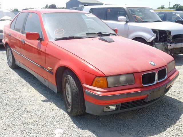 WBACB4323SFM22661 - 1995 BMW 325 I AUTO RED photo 1