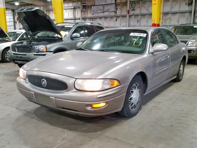 1G4HP54K424216397 - 2002 BUICK LESABRE CU BEIGE photo 2