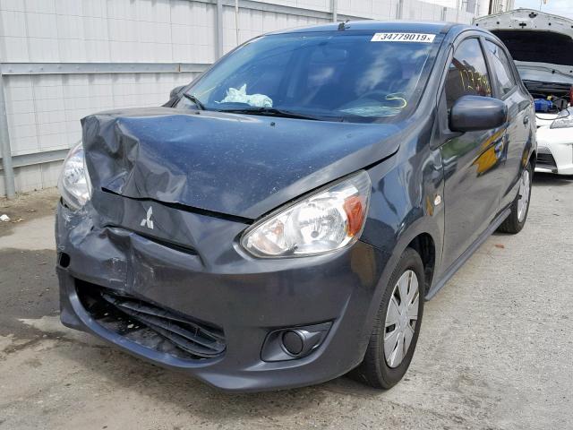 ML32A3HJ2EH025434 - 2014 MITSUBISHI MIRAGE DE CHARCOAL photo 2