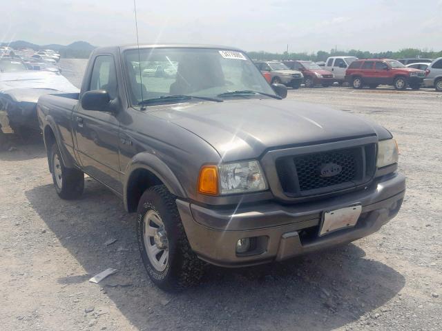 1FTYR10U65PA80212 - 2005 FORD RANGER GRAY photo 1