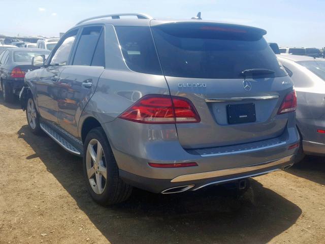 4JGDA5HB1GA672635 - 2016 MERCEDES-BENZ GLE 350 4M GRAY photo 3