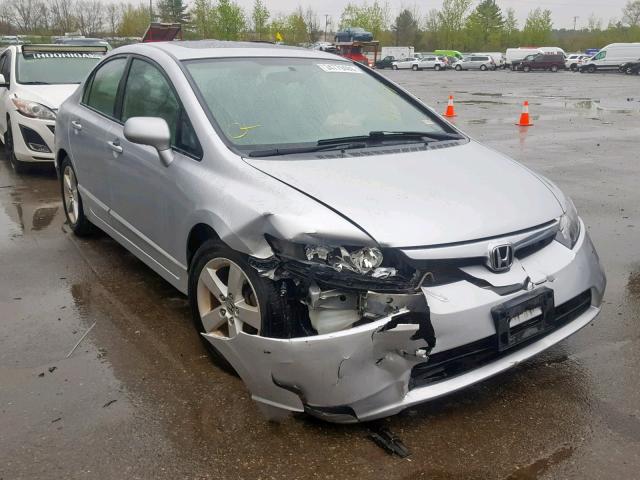 2HGFA16958H512428 - 2008 HONDA CIVIC EXL SILVER photo 1