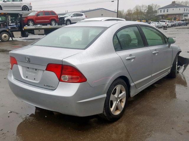 2HGFA16958H512428 - 2008 HONDA CIVIC EXL SILVER photo 4