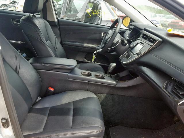 4T1BK1EB0JU288384 - 2018 TOYOTA AVALON XLE SILVER photo 5