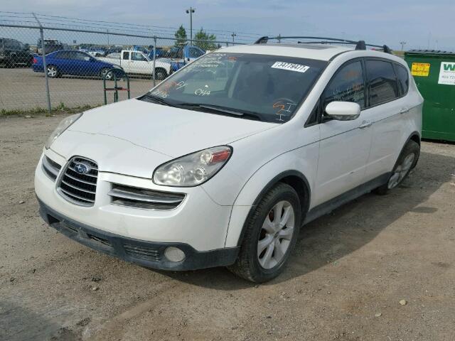 4S4WX85C764431567 - 2006 SUBARU B9 TRIBECA WHITE photo 2