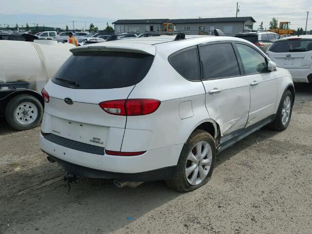 4S4WX85C764431567 - 2006 SUBARU B9 TRIBECA WHITE photo 4