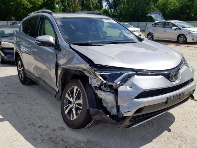 JTMRFREVXJJ214584 - 2018 TOYOTA RAV4 ADVEN SILVER photo 1