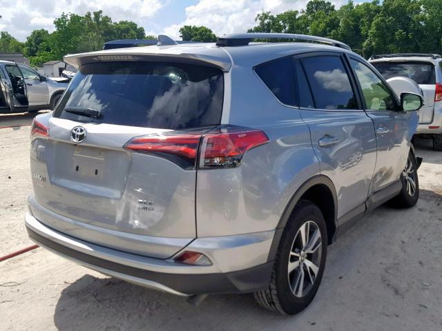 JTMRFREVXJJ214584 - 2018 TOYOTA RAV4 ADVEN SILVER photo 4