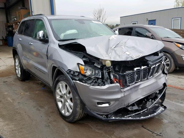 1C4RJFBG8HC643014 - 2017 JEEP GRAND CHER GRAY photo 1