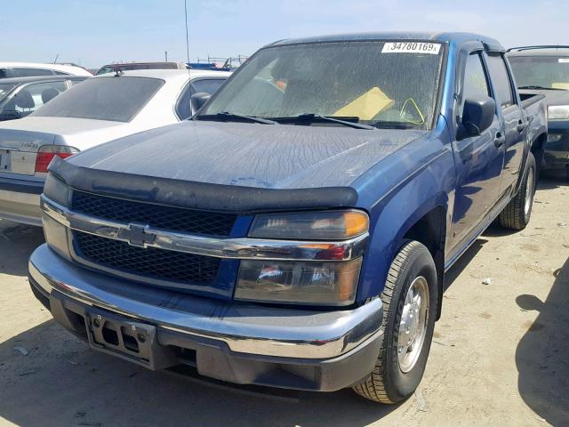 1GCCS136668194461 - 2006 CHEVROLET COLORADO BLUE photo 2