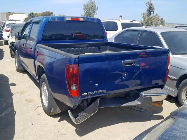 1GCCS136668194461 - 2006 CHEVROLET COLORADO BLUE photo 3