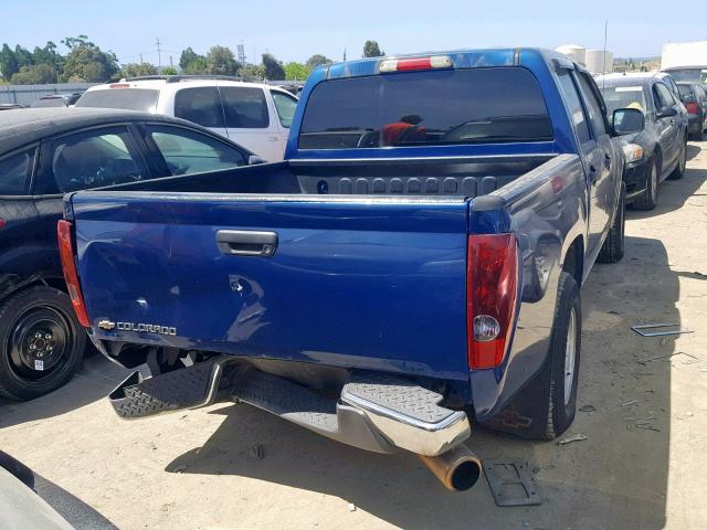 1GCCS136668194461 - 2006 CHEVROLET COLORADO BLUE photo 4