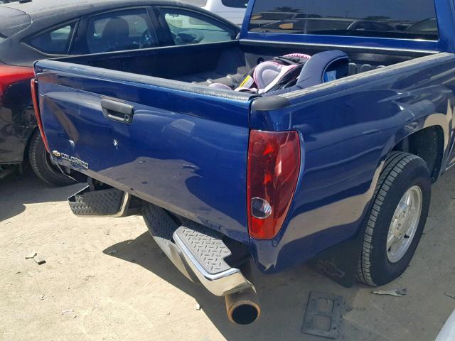 1GCCS136668194461 - 2006 CHEVROLET COLORADO BLUE photo 9