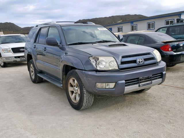 JTEZU14R748012174 - 2004 TOYOTA 4RUNNER SR BLUE photo 1