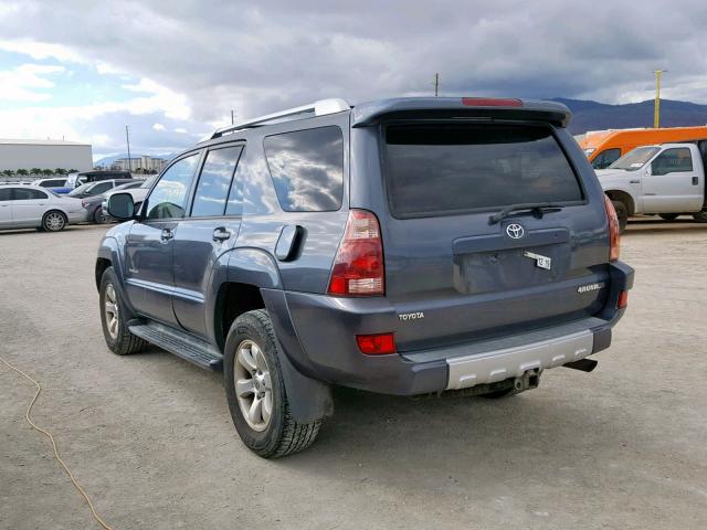 JTEZU14R748012174 - 2004 TOYOTA 4RUNNER SR BLUE photo 3