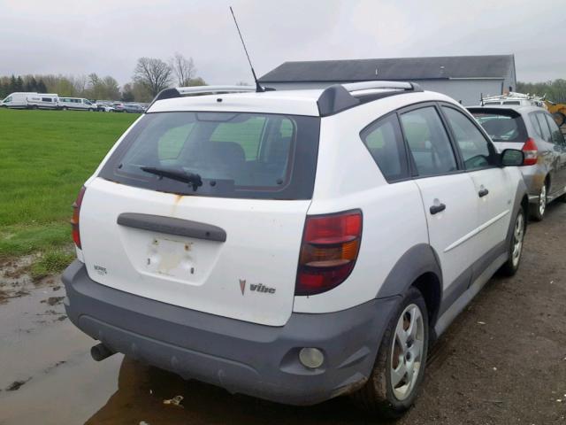 5Y2SL65857Z403768 - 2007 PONTIAC VIBE WHITE photo 4