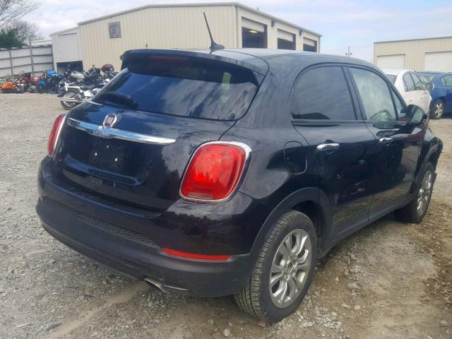 ZFBCFXBTXGP373336 - 2016 FIAT 500X EASY BLACK photo 4