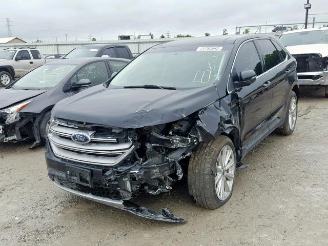 2FMPK3K87JBB25411 - 2018 FORD EDGE TITAN BLACK photo 2