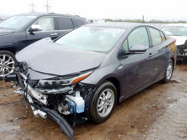 JTDKARFP9J3073205 - 2018 TOYOTA PRIUS PRIM 灰色 照片 2