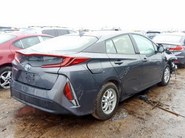 JTDKARFP9J3073205 - 2018 TOYOTA PRIUS PRIM 灰色 照片 4