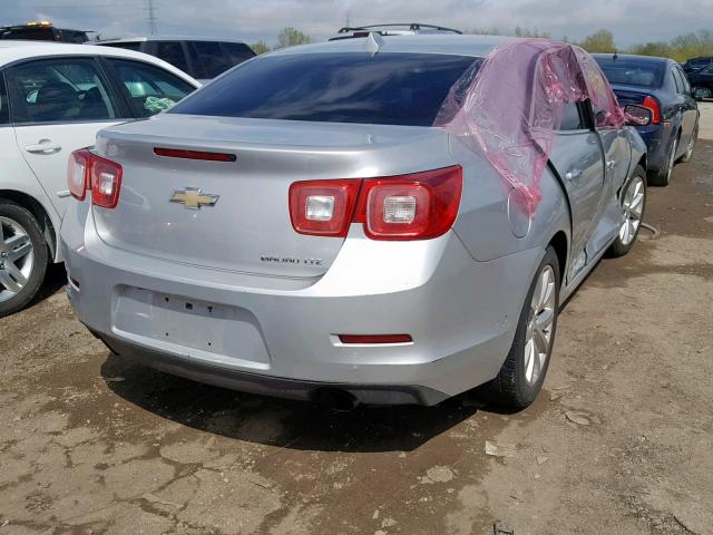 1G11H5SA8DF295621 - 2013 CHEVROLET MALIBU LTZ 银色 照片 4