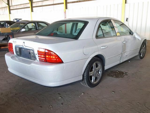 1LNHM87A42Y706487 - 2002 LINCOLN LS WHITE photo 4