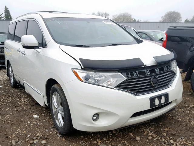 JN8AE2KP8B9012394 - 2011 NISSAN QUEST S WHITE photo 1