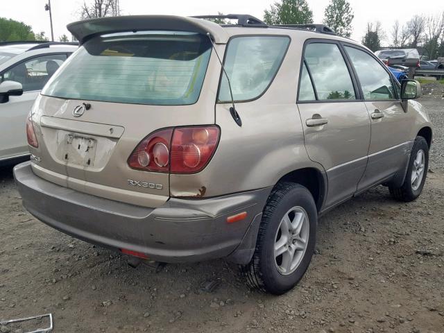 JT6HF10U9Y0104029 - 2000 LEXUS RX 300 TAN photo 4