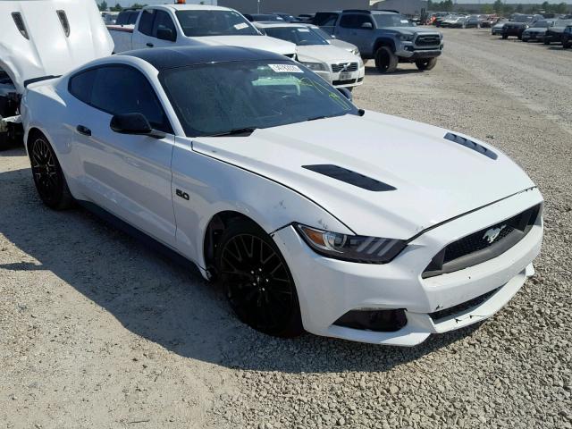 1FA6P8CF8H5291548 - 2017 FORD MUSTANG GT WHITE photo 1