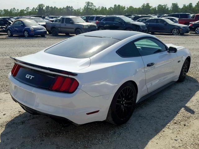 1FA6P8CF8H5291548 - 2017 FORD MUSTANG GT WHITE photo 4