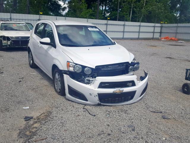 1G1JA6SH6C4143063 - 2012 CHEVROLET SONIC LS WHITE photo 1