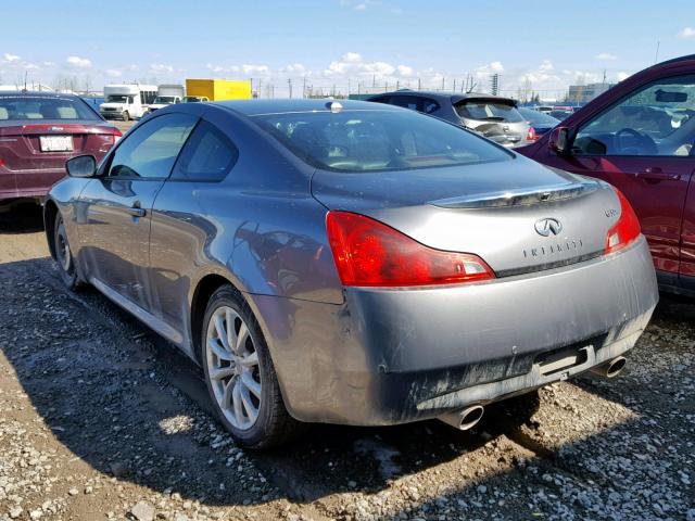 JN1CV6EL1BM262032 - 2011 INFINITI G37 GRAY photo 3