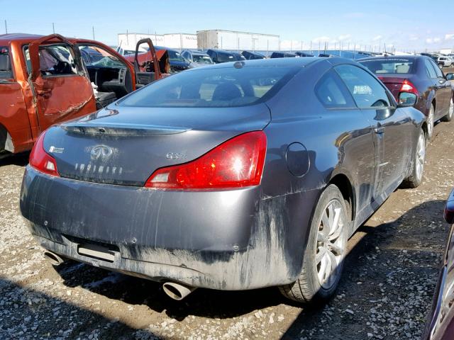 JN1CV6EL1BM262032 - 2011 INFINITI G37 GRAY photo 4