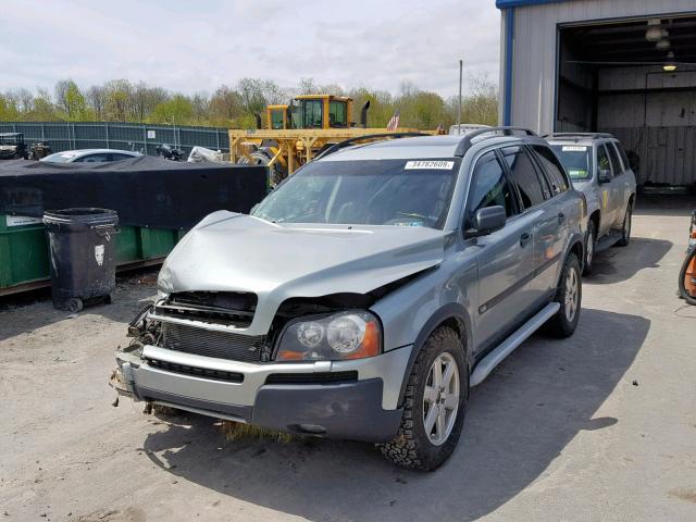 YV1CM91H141046960 - 2004 VOLVO XC90 T6 SILVER photo 2